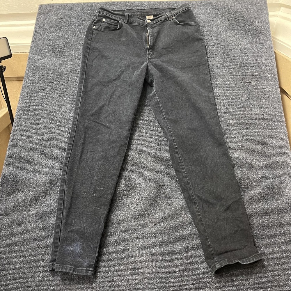Vintage 90s Levi's 912 Jeans Kids 14‎ Slim Fit Black Tapered Leg Denim USA - Picture 2 of 11